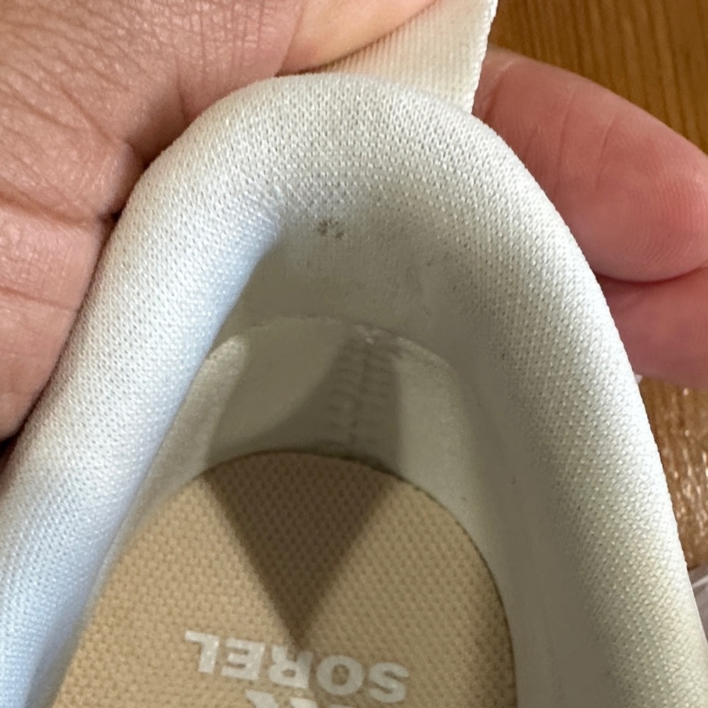 Sorel waterproof Cream and White Low-Top Sneakers - Picture 6 of 10